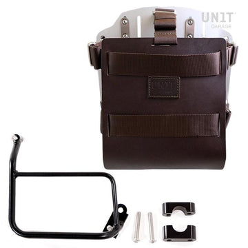 BMW R 120 G/S ADV [2004-2012] - Alu-Taschenhalter Leder mit Schnellverschluss und Rahmen