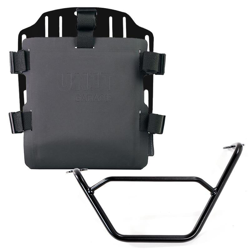 BMW R 1250 GS Adventure [2019-2023] - Aluminium-Taschenhalter mit verstellbarer Hypalon-Front und Schnellkupplung + Rahmen