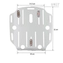 BMW R 1150 GS Adventure [2002-2006] - Aluminium-Taschenhalter mit verstellbarer Khali-Vorderseite in Hypalon
