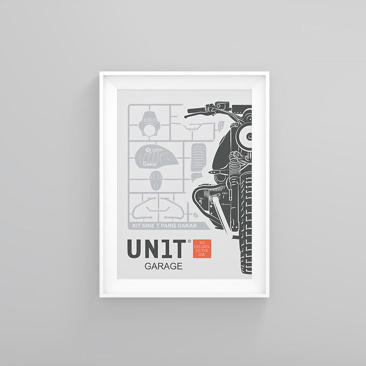 BMW R nineT 1200 Urban G/S (low exhaust) [2017-2023] - Poster C
