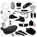 BMW R 1150 R [2000-2006] - PRO Kit mit Tankseitenverkleidungen (Alpinweiß)