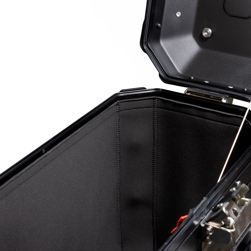 BMW F 450 GS [2026-] - Neopren-Innenauskleidungen für Aluminiumtaschen Atlas 39L + 32L Auspuffseiten