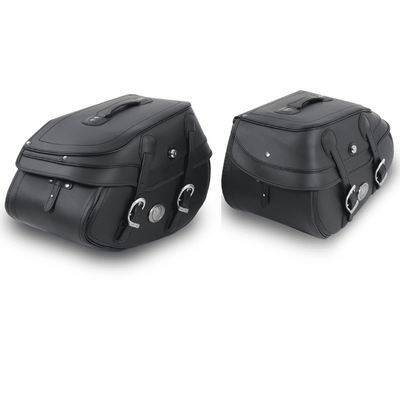 Motorradtasche [Hepco & Becker] - Satteltaschen Buffalo Big schwarz – Rohrpacktaschenhalter