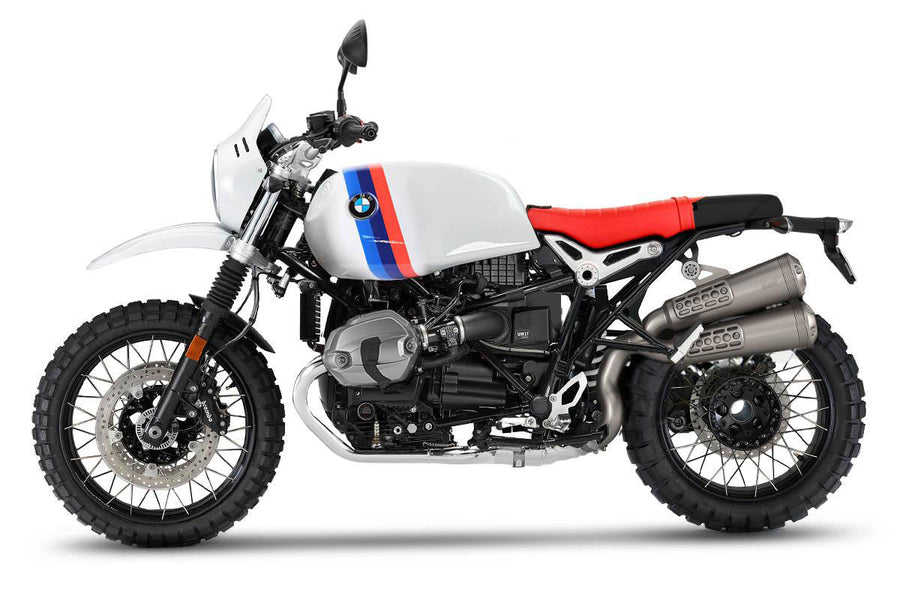 BMW R nineT 1200 Urban G/S (hoher Auspuff) [2017-2023] - Zweisitzer-Sattel in Sky
