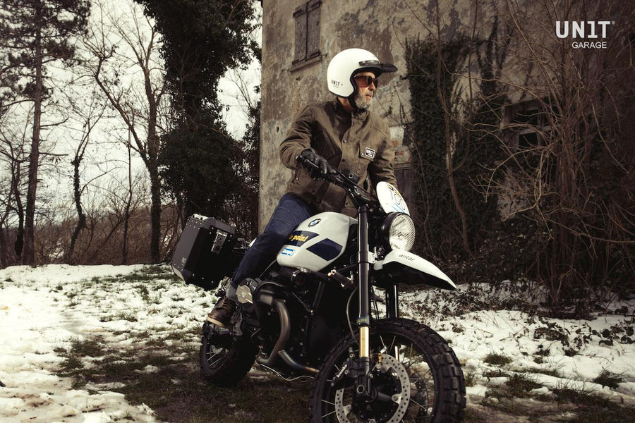 BMW R nineT 1200 Urban G/S (hoher Auspuff) [2017-2023] - Paris Dakar HA83 Panzer