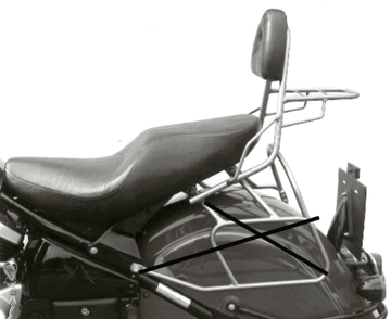 Kawasaki VN 800 Drifter [1999-2003] - Sissybar mit Gepäckbrücke