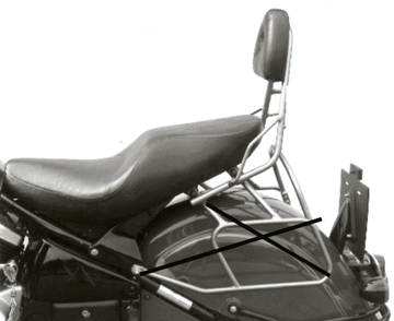 Kawasaki VN 800 Drifter [1999-2003] - Sissybar ohne Gepäckbrücke