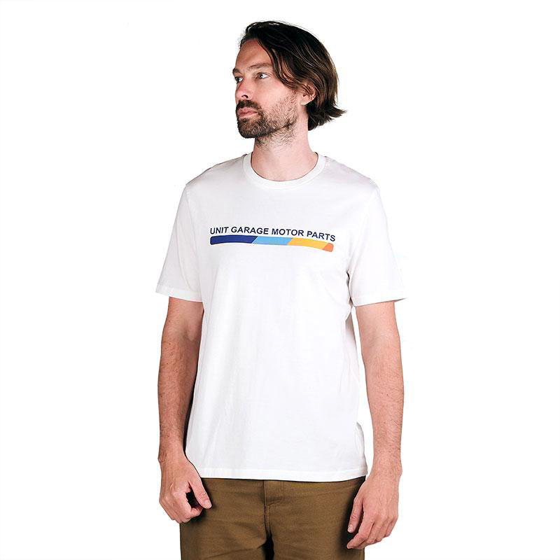 BMW R nineT 1200 Urban G/S (low exhaust) [2017-2023] - Unitgarage T-shirt 'Motor parts'