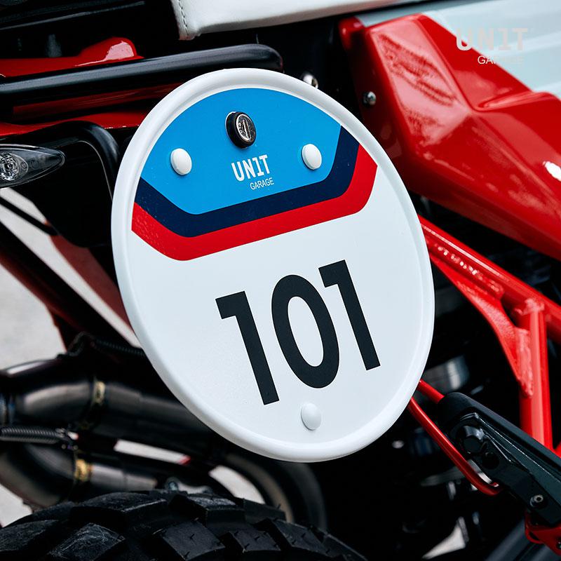 BMW F 900 GS Adventure [2024-] - Startnummerntafel mit Schnellverschluss und Schloss