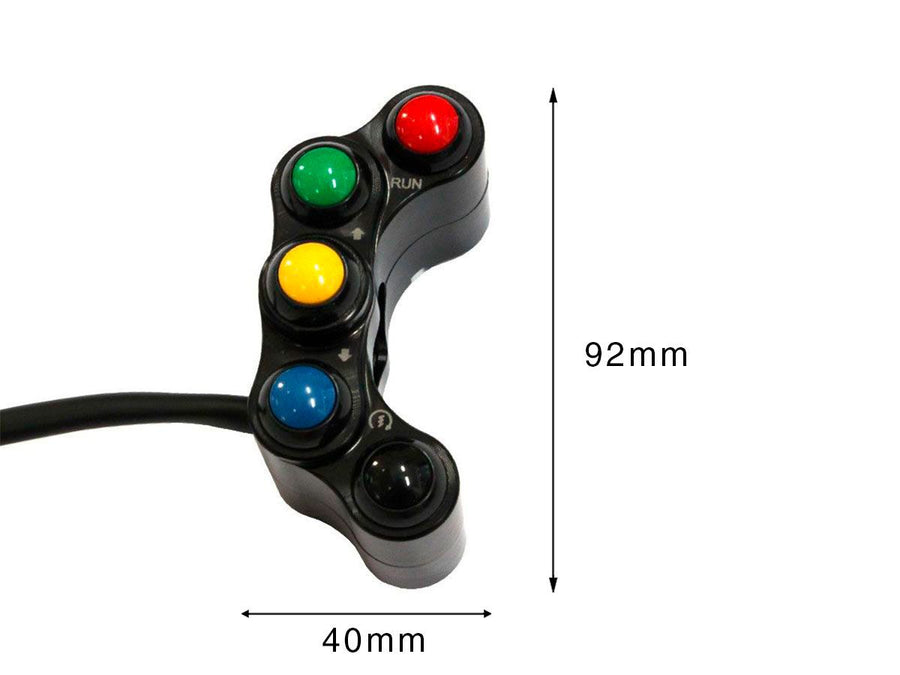 YAMAHA YZF R 1 [2020-2022] - Racing left, 5 buttons - view 2
