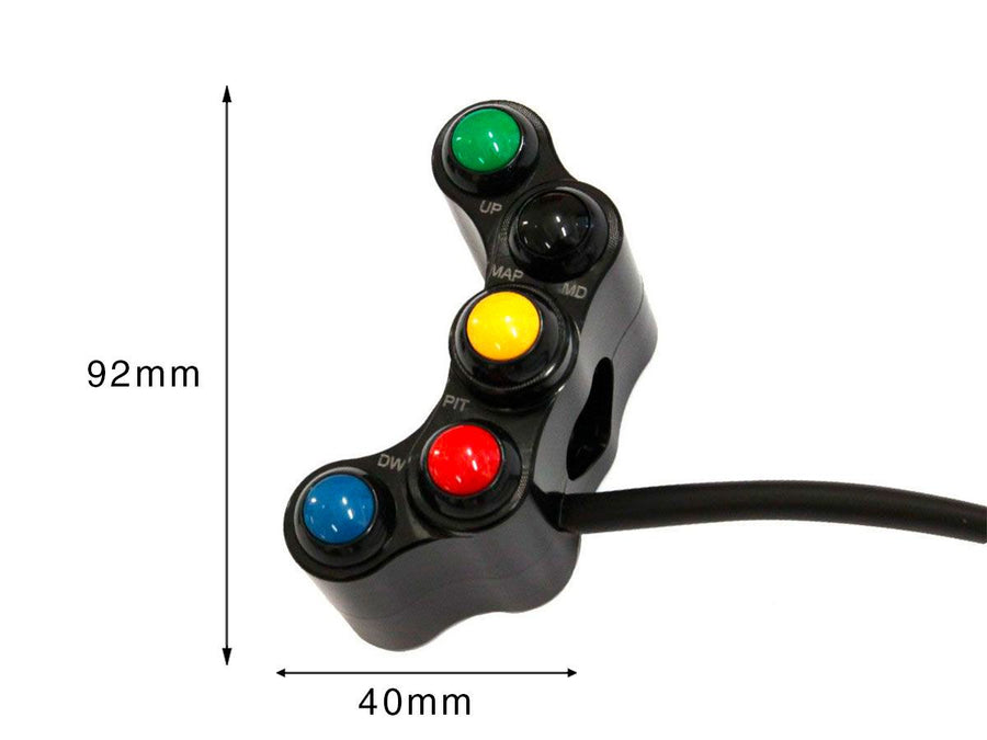 Ducati Panigale V2 [2020-2022] - Street switch unit left, 7 buttons - view 4